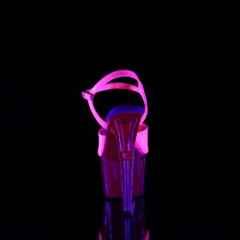 Pleaser ADORE-709UVT Plateau Sandalettes Neon Pink EU-35 / US-5