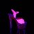 Pleaser ADORE-709UVT Plateau Sandalettes Neon Pink EU-35 / US-5