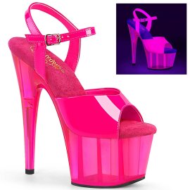 Pleaser ADORE-709UVT Plateau Sandalettes Neon Pink EU-37...