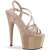 Pleaser ADORE-713 Plateau Sandalettes Patent Nude EU-38 / US-8