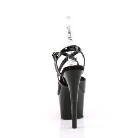 Pleaser ADORE-724 Plateau Sandalettes Patent Black EU-41 / US-11