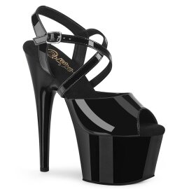 Pleaser ADORE-724 Plateau Sandalettes Patent Black EU-35...
