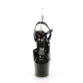 Pleaser ADORE-724 Plateau Sandalettes Patent Black EU-35...
