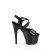 Pleaser ADORE-724 Plateau Sandalettes Patent Black EU-37 / US-7