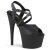 Pleaser ADORE-724 Plateau Sandalettes Faux Leather Black EU-41 / US-11