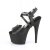 Pleaser ADORE-724 Plateau Sandalettes Faux Leather Black EU-42 / US-12