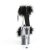 Pleaser ADORE-724F Plateau Sandalettes Transparent Black EU-42 / US-12