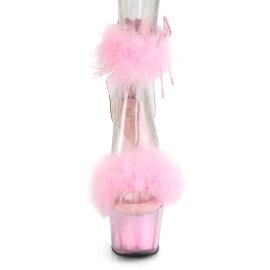Pleaser ADORE-724F Plateau Sandalettes Transparent Light...