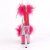 Pleaser ADORE-724F Plateau Sandalettes Transparent Pink EU-42 / US-12