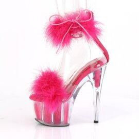 Pleaser ADORE-724F Plateau Sandalettes Transparent Pink EU-35 / US-5