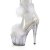 Pleaser ADORE-724F Plateau Sandalettes Transparent White EU-37 / US-7