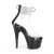 Pleaser ADORE-724RS Plateau Sandalettes Rhinestones Transparent Black EU-35 / US-5