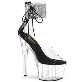 Pleaser ADORE-724RS Plateau Sandalettes Rhinestones...