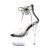 Pleaser ADORE-724RS Plateau Sandalettes Rhinestones Transparent EU-37 / US-7