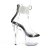 Pleaser ADORE-724RS Plateau Sandalettes Rhinestones Transparent EU-37 / US-7