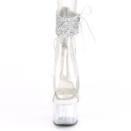 Pleaser ADORE-724RS-02 Plateau Sandalettes Rhinestones...