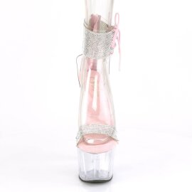 Pleaser ADORE-727RS Plateau Sandalettes Rhinestones...
