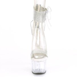 Pleaser ADORE-727RS Plateau Sandalettes Rhinestones...