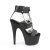 Pleaser ADORE-761 Plateau Sandalettes Faux Leather Black EU-42 / US-12