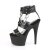 Pleaser ADORE-761 Plateau Sandalettes Faux Leather Black EU-35 / US-5