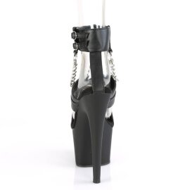 Pleaser ADORE-761 Plateau Sandalettes Faux Leather Black EU-36 / US-6