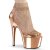 Pleaser ADORE-765RM Plateau Sandalettes Mesh Chrome Rose Gold EU-40 / US-10