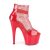 Pleaser ADORE-765RM Plateau Sandalettes Mesh Patent Red EU-37 / US-7
