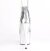 Pleaser ADORE-765RM Plateau Sandalettes Mesh Chrome Silver EU-37 / US-7