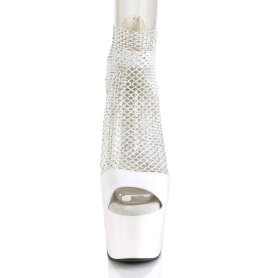 Pleaser ADORE-765RM Plateau Sandalettes Mesh Patent White...