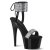 Pleaser ADORE-770 Plateau Sandalettes Patent Rhinestones Black EU-36 / US-6