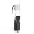 Pleaser ADORE-791-2RS Plateau Sandalettes Patent Rhinestones Transparent Black EU-41 / US-11
