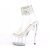 Pleaser ADORE-791-2RS Plateau Sandalettes Patent Rhinestones Transparent EU-35 / US-5