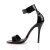 Pleaser AMUSE-10 Plateau Sandalettes Patent Black EU-35 / US-5