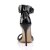 Pleaser AMUSE-10 Plateau Sandalettes Patent Black EU-35 / US-5