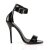 Pleaser AMUSE-10 Plateau Sandalettes Patent Black EU-39 / US-9