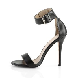 Pleaser AMUSE-10 Plateau Sandalettes Black EU-39 / US-9