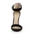 Pleaser AMUSE-10 Plateau Sandalettes Velvet Black EU-36 / US-6