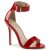 Pleaser AMUSE-10 Plateau Sandalettes Patent Red EU-35 / US-5