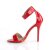 Pleaser AMUSE-10 Plateau Sandalettes Patent Red EU-35 / US-5