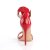 Pleaser AMUSE-10 Plateau Sandalettes Patent Red EU-35 / US-5