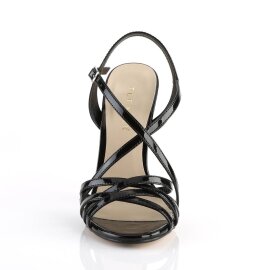 Pleaser AMUSE-13 Plateau Sandalettes Patent Black EU-35 /...