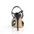 Pleaser AMUSE-13 Plateau Sandalettes Patent Black EU-35 / US-5