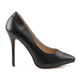 Pleaser AMUSE-20 Pumps Faux Leather Black EU-41 / US-11