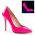 Pleaser AMUSE-20 Pumps Patent Neon Pink EU-35 / US-5