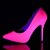 Pleaser AMUSE-20 Pumps Patent Neon Pink EU-35 / US-5