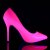 Pleaser AMUSE-20 Pumps Patent Neon Pink EU-35 / US-5