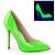 Pleaser AMUSE-20 Pumps Patent Neon Green EU-40 / US-10