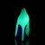 Pleaser AMUSE-20 Pumps Patent Neon Green EU-40 / US-10