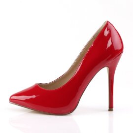 Pleaser AMUSE-20 Pumps Patent Red EU-44 / US-14