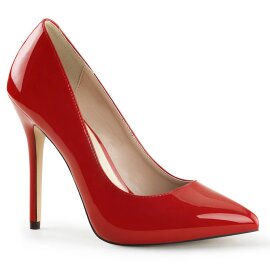 Pleaser AMUSE-20 Pumps Patent Red EU-38 / US-8